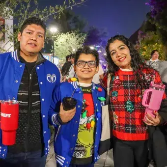 Comunidad del Tec Querétaro durante el evento decembrino