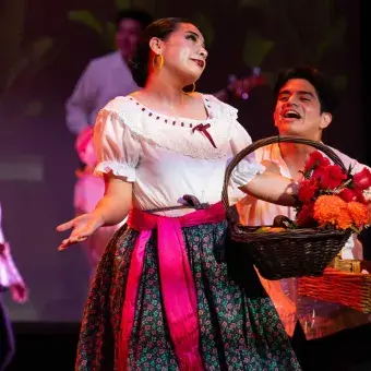 Presentaron bailes de Quintana Roo, Campeche y Yucatán.